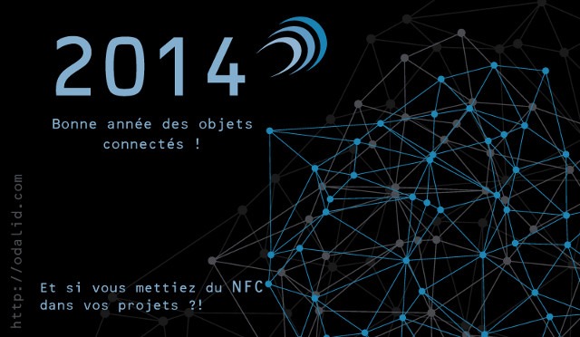 ODALID nfc carte voeux 2014
